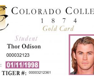 Colorado College Student ID