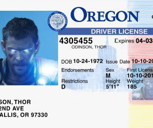 Oregon (OR) Drivers License – Scannable Fake ID