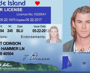 Rhode Island OLD (RI) Drivers License – Scannable Fake ID